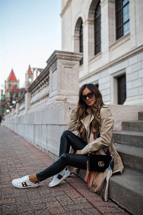 burberry jacket gucci sneakers|Burberry coats for women.